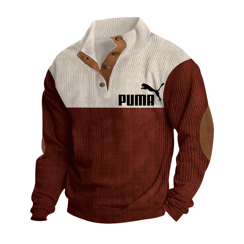 PUMA® 2024 men's casual long-sleeved sports sweater