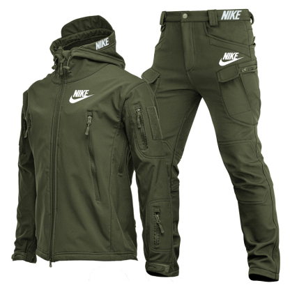 Pánska dvojdielna nepremokavá a vetruodolná bunda NIKE