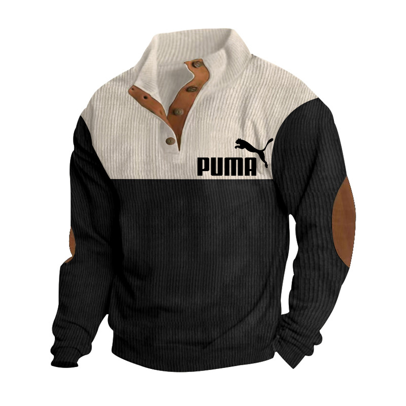 PUMA® 2024 men's casual long-sleeved sports sweater
