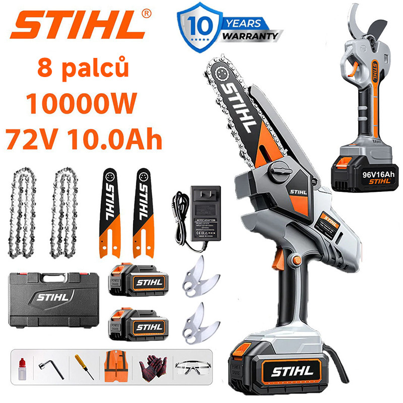 [Novoroční výprodej] Sada STIHL: bezkartáčová řetězová pila + zahradni
