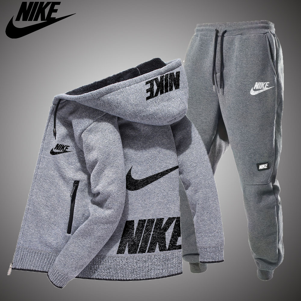 ✨Fashionable New Spring Winter Fleece Knitted Wool Sports Sweatshirt Pants Two Piece Set 🔥50% Off 🔥Free Shipping on Orders Placed Today