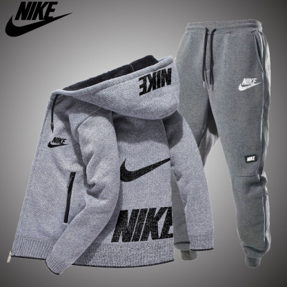 ✨Fashionable New Spring Winter Fleece Knitted Wool Sports Sweatshirt Pants Two Piece Set 🔥50% Off 🔥Free Shipping on Orders Placed Today