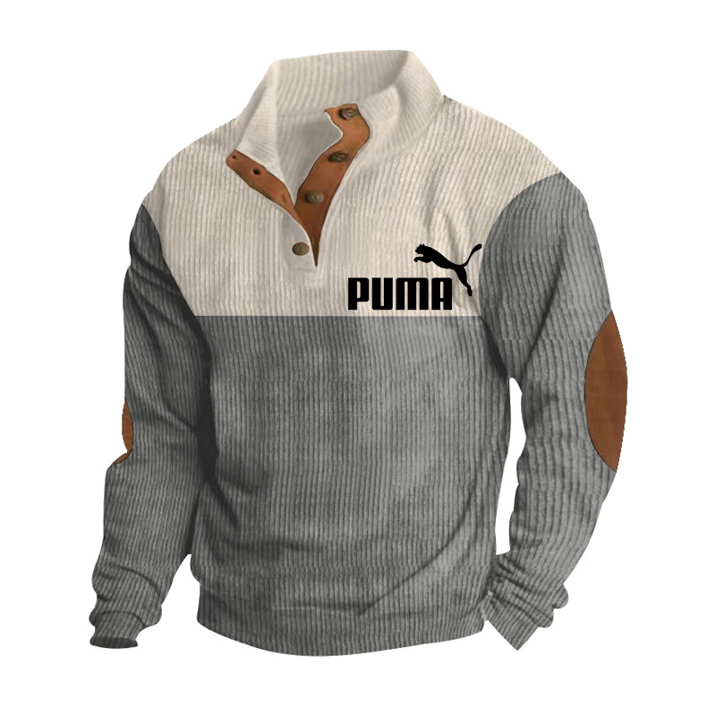 PUMA® 2024 men's casual long-sleeved sports sweater