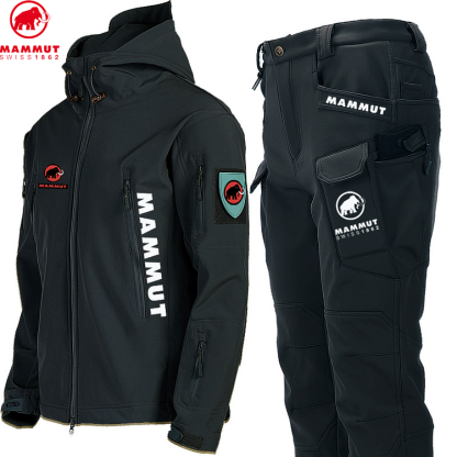 MAMMUT庐 new two-piece set of men's outdoor jackets, waterproof and windproof