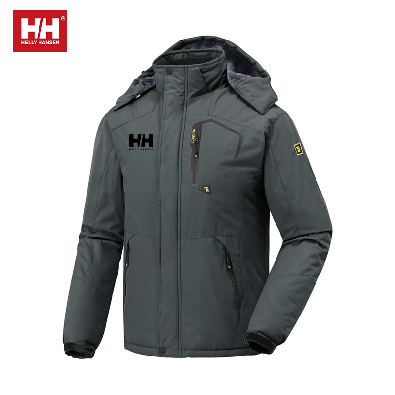 Men's Helly-Hansen® fleece winter jacket, wind and water resistant