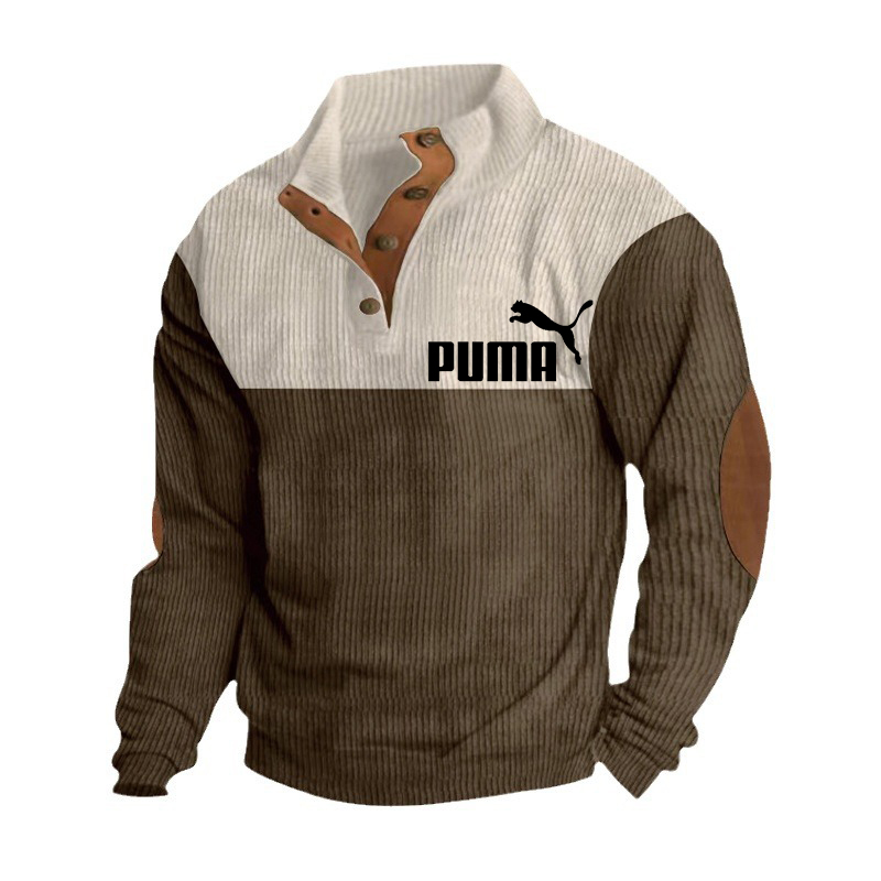 PUMA® 2024 men's casual long-sleeved sports sweater