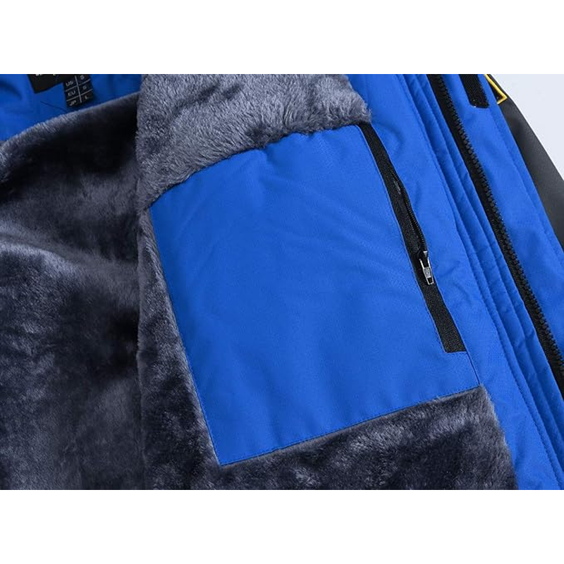 Men's Helly-Hansen® fleece winter jacket, wind and water resistant