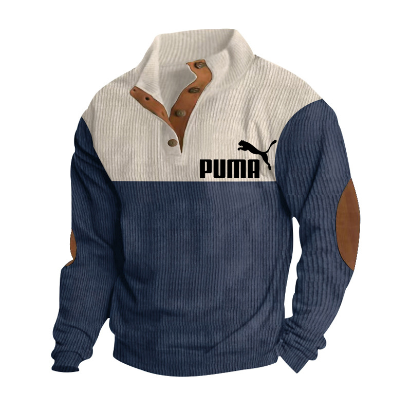 PUMA® 2024 men's casual long-sleeved sports sweater