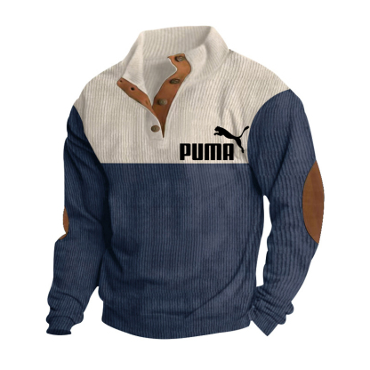 PUMA® 2024 men's casual long-sleeved sports sweater
