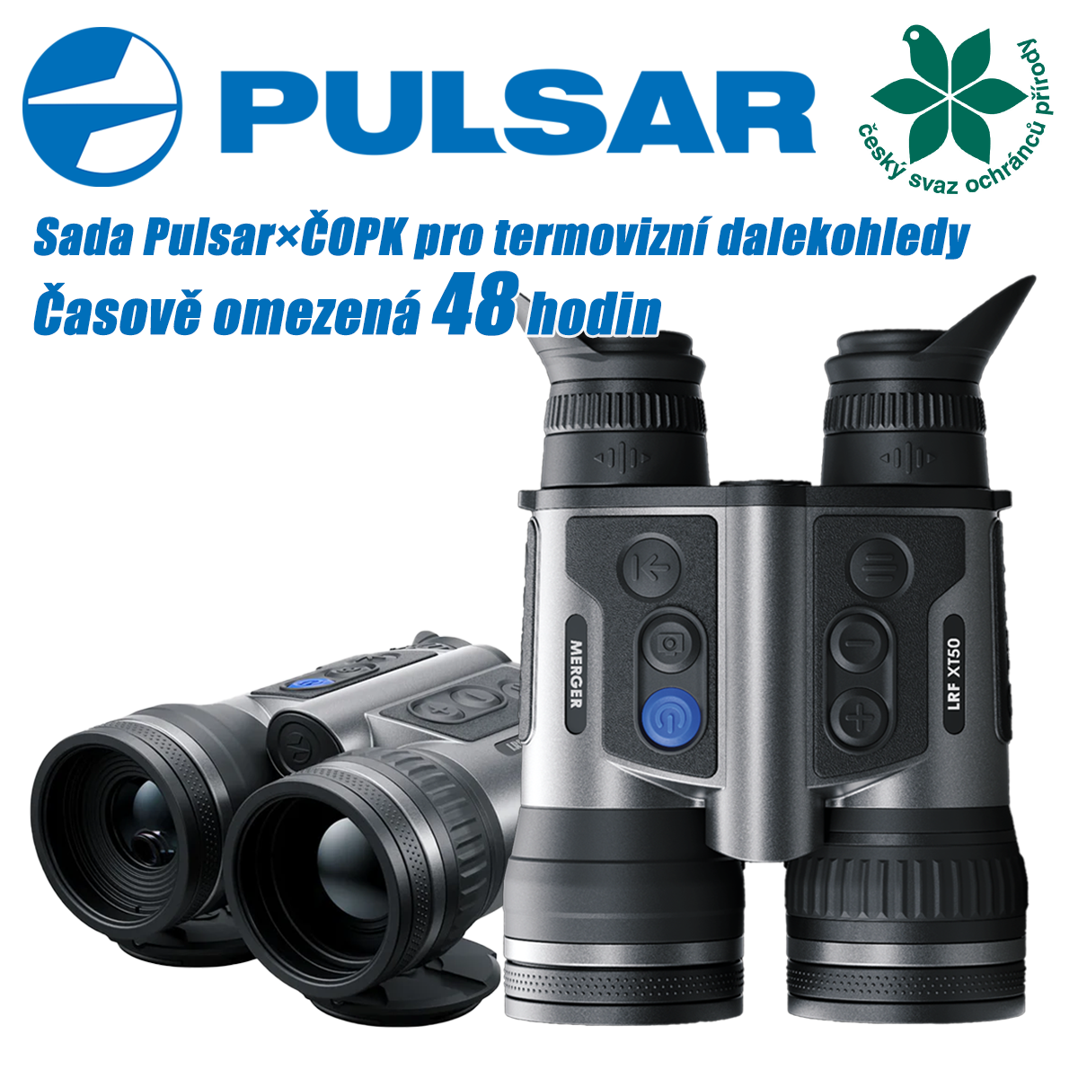 🔥【Časově omezená 48 hodin】Sada Pulsar×ČOPK pro termovizní dalekohledy
