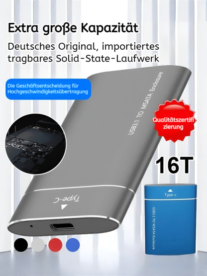 Lagerauflösung in Berlin: Militärstandard 16TB SSD ✨ Ultraschnell & Stoßfest ✅ Jetzt zum Liquidationspreis ⏰