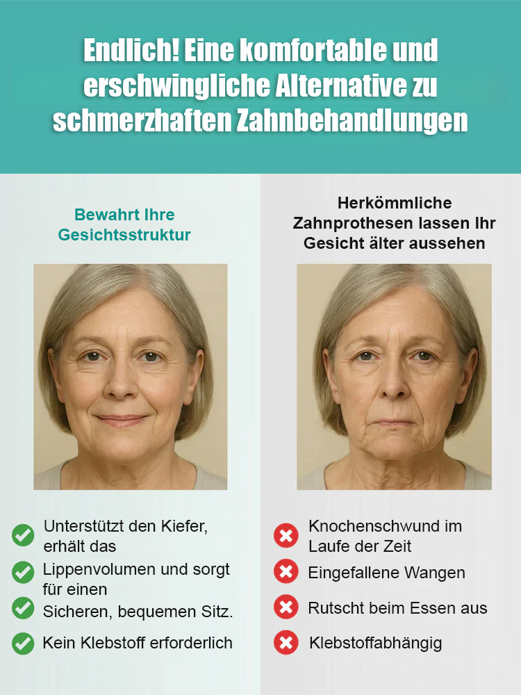 【Revolution der Zahnpflege】Sofort-Gebiss-Set | Medizinisch zertifiziert | Ohne Zahnarzt-Termin | 10-fache Geld-zurück-Garantie ✨