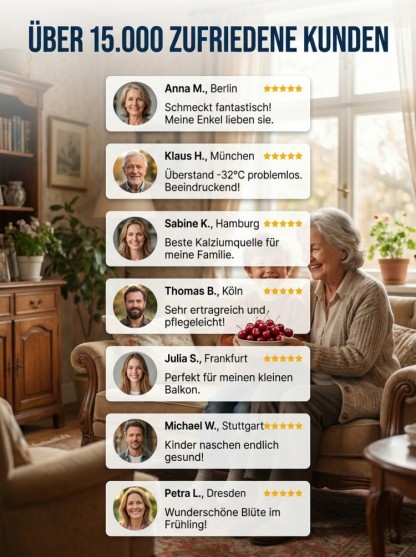 【Nur 200 Stück: 1 kaufen, 1 gratis】 Zweijährige, ausgereifte Jungbäume – direkt von der Baumschule ❤️ Jetzt pflanzen, Ernte ab Mai! Bis zu 80 kg Früchte pro Baum und Jahr.