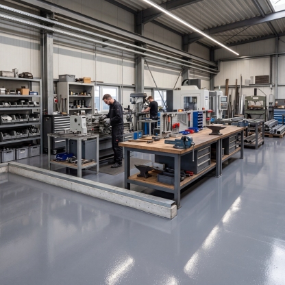 Premium Epoxidharz Bodenbeschichtung ✨2h Schnelltrocknend ✨ Bis zu 100m² Reichweite ✨ Fliesenoptik⏳💎