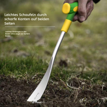 Manganstahl Zwiebelspaten Gemüsespaten Knoblauchspaten gehärteter Zwiebelspaten