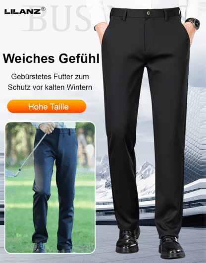 【Gerade Business-Hose aus Samt für Herren】50% Rabatt. Sehr warm, atmungsaktiv und nicht stickig, hautfreundlich, elastisch und farbecht selbst nach dem Waschen.