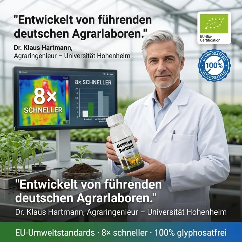 ✅👍Ultimatives Profi-Unkrautvernichter-Konzentrat: 1 Kappe für 1000 m² – Sichtbar in 3 Stunden & 3-fache Geld-zurück-Garantie！