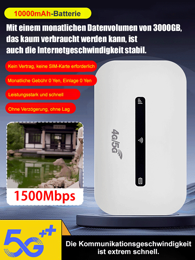 【Pocket WiFi und mobile Wi-Fi-Router】50% Rabatt