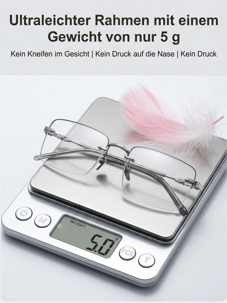 [Kein Sehtest nötig] Jena Optik-Technologie - Smarte Autofokus-Brille | Nah- und Fernsicht | Auto-Fokus -10D bis +10D | Blaulicht- und UV-Schutz 👓