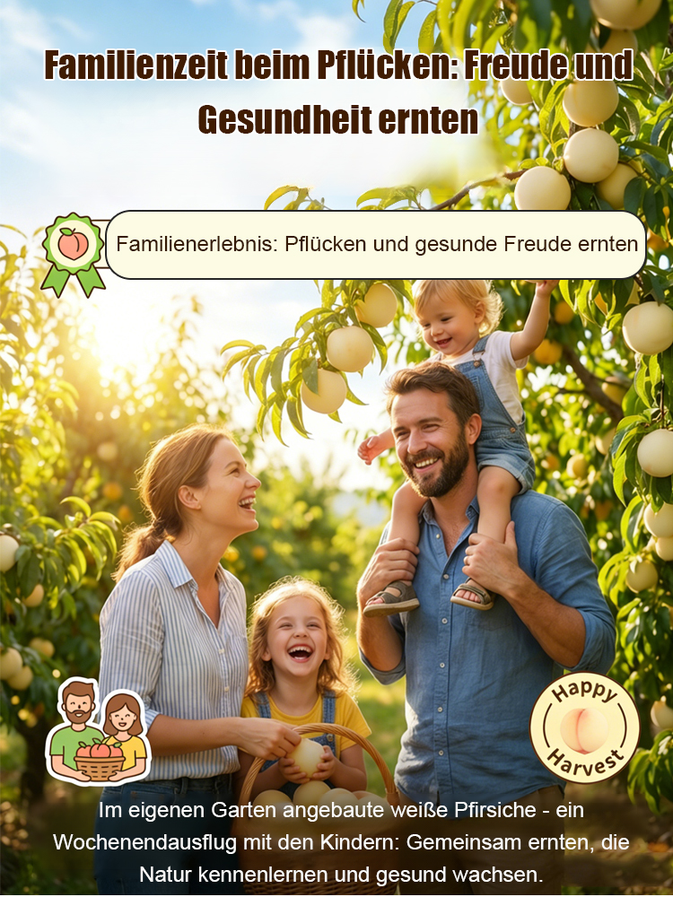 Premium Pfirsichbaum "Golden Glory" (Profi-Veredelung)– Winterhart bis -32°C, Selbstfruchtend & Ernte im 1. Jahr (2-jähriger Baum)