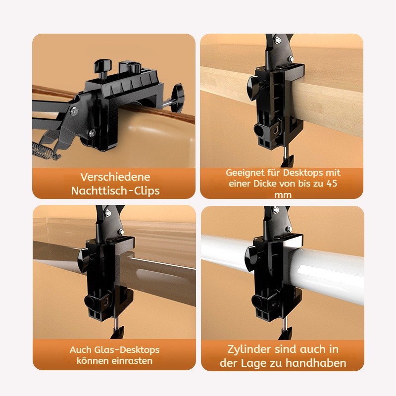 Multifunktionaler faltbarer Handyhalter iPad Tablet Desktop Bett Kopfteil verwendbare Halterung