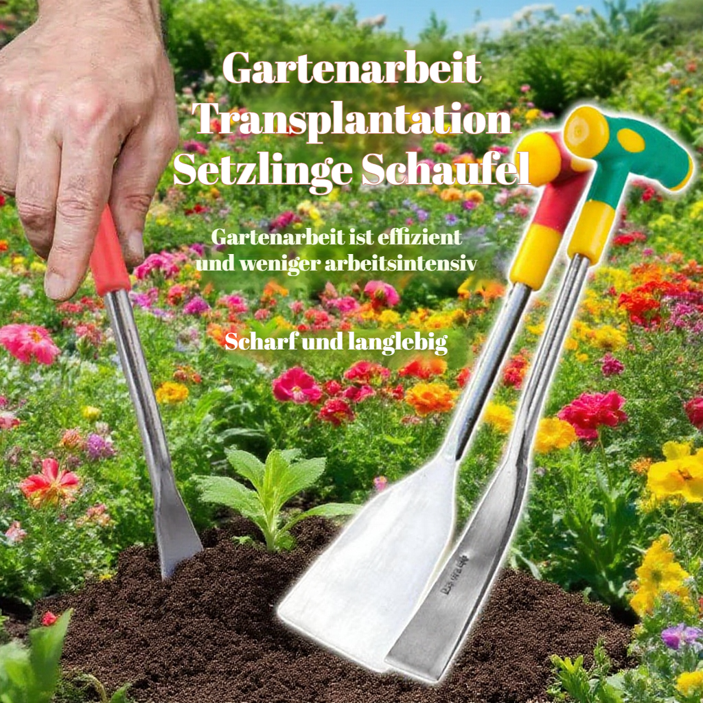 Manganstahl Zwiebelspaten Gemüsespaten Knoblauchspaten gehärteter Zwiebelspaten