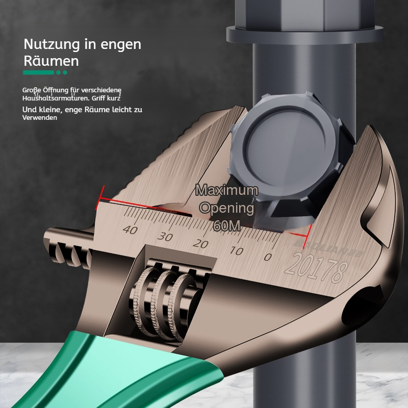 Großöffnender Schraubenschlüssel – Elektrischer Schraubenschlüssel mit ergonomischem Design