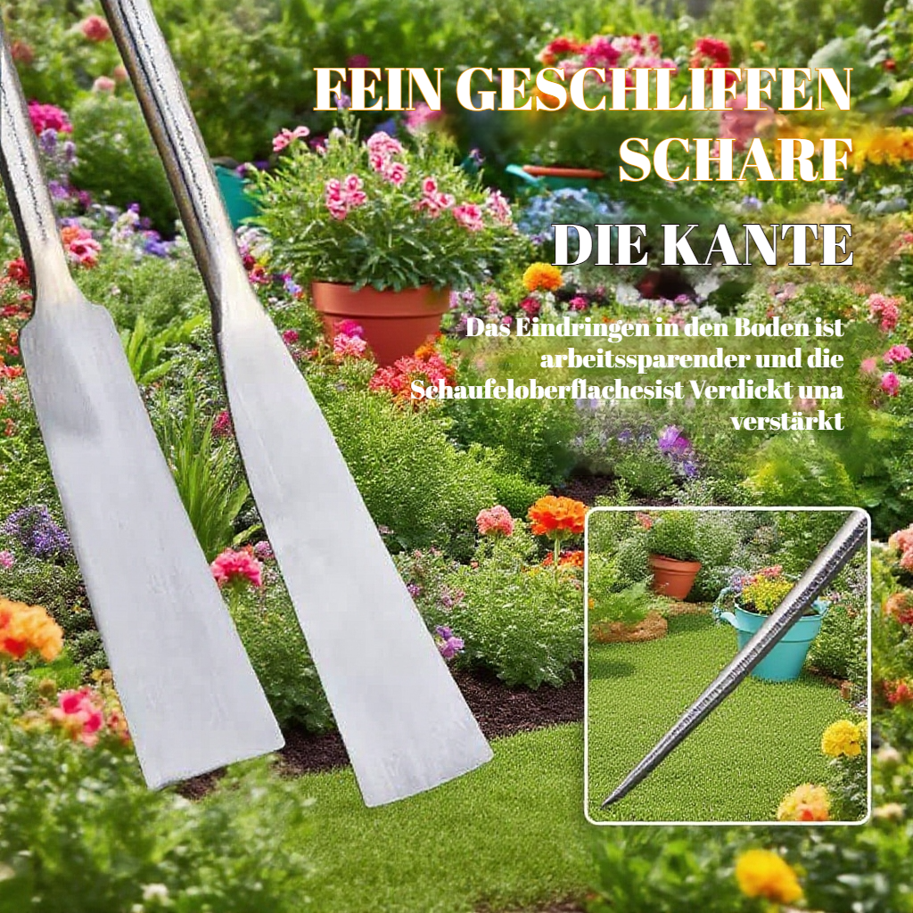 Manganstahl Zwiebelspaten Gemüsespaten Knoblauchspaten gehärteter Zwiebelspaten