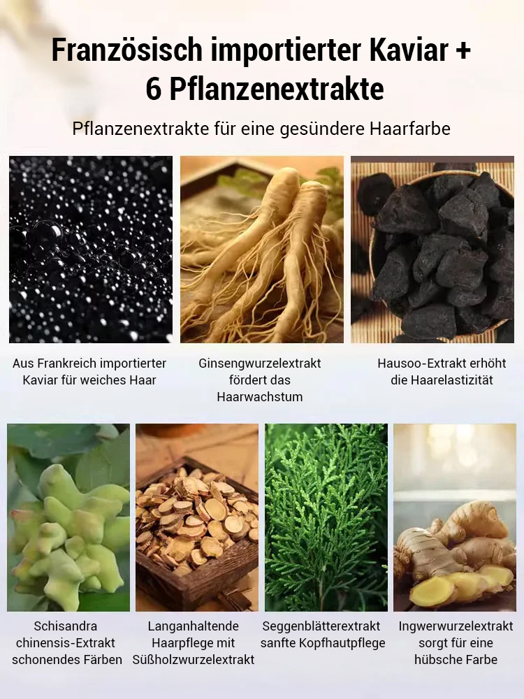 【Reich an Kaviarprotein, ein Jahr farbbeständig, professionelle Haarfärbemittelr】50% Rabatt
