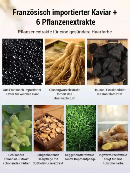 【Reich an Kaviarprotein, ein Jahr farbbeständig, professionelle Haarfärbemittelr】50% Rabatt