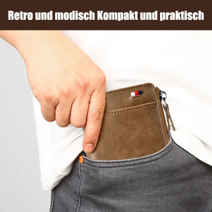 100% echtes Leder. AIKS KANGAROO 【Anti-Diebstahl-Brieftasche】80% Rabatt.Mehrere Taschen bieten hervorragende Aufbewahrungsmöglichkeiten, und das elegante Design sorgt für Benutzerfreundlichkeit!