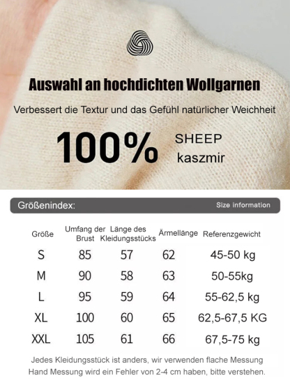 100% Kaschmir【Nahtloser halber Rollkragenpullover aus Kaschmir】50% Rabatt.Vielseitiger Strickpullover, den Sie zu allem tragen möchten!