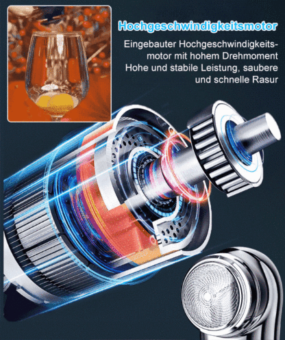 Neuheit 2024【Elektrischer Rasierer】50% Rabatt.Mini und tragbar wie kabellose Kopfhörer.