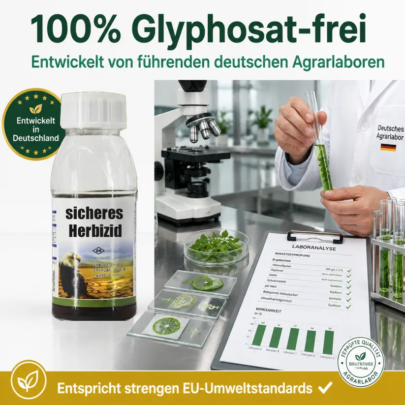 ✅👍Ultimatives Profi-Unkrautvernichter-Konzentrat: 1 Kappe für 1000 m² – Sichtbar in 3 Stunden & 3-fache Geld-zurück-Garantie！