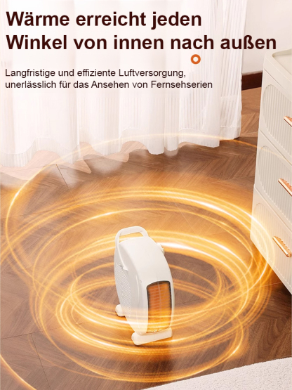 Monatliche Stromkosten von nur 1 Euro【Tragbarer Heizlüfter】50% Rabatt.Konstante Temperatur, leise, zirkulierende Heizung.