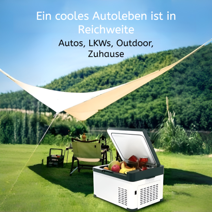 Kompressor-Kühlbox für Auto und Zuhause, 12V/24V, Gefrierschrank für LKW und PKW