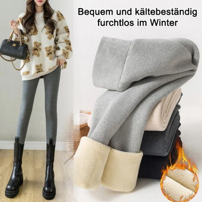 Originalware auf Lager【Leggings aus Lammkaschmir】50% Rabatt.Wärmeisolierend, wind-, wasser- und staubabweisend, trotzt schlechtem Wetter.
