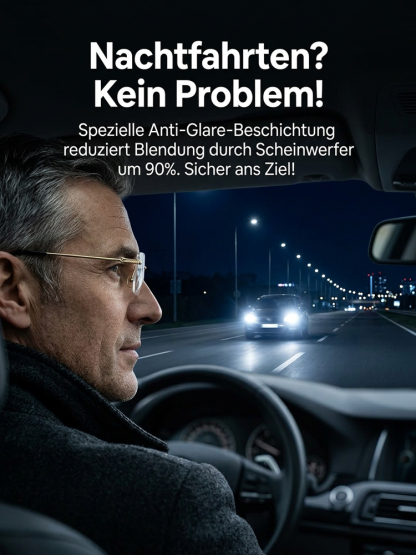 Smarte Lesebrille ✨ Nah und Fern ✨ Automatischer Fokus ✨Rahmenlos ✨ Ultraleicht 5g 👓