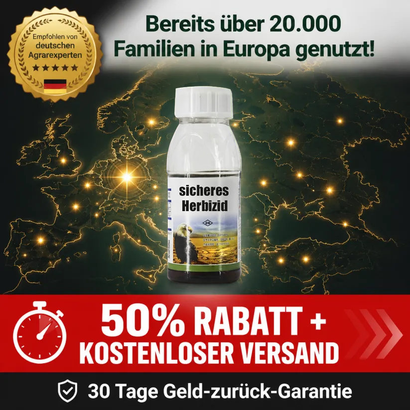 ✅👍Ultimatives Profi-Unkrautvernichter-Konzentrat: 1 Kappe für 1000 m² – Sichtbar in 3 Stunden & 3-fache Geld-zurück-Garantie！