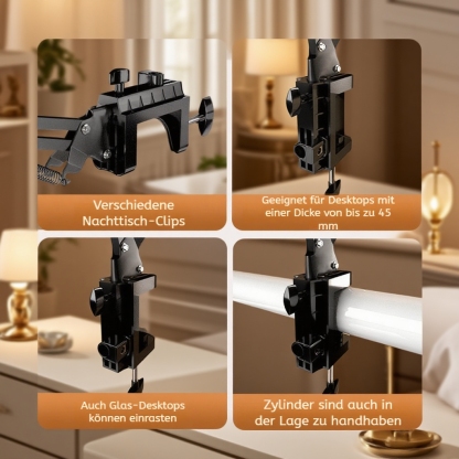 Multifunktionaler faltbarer Handyhalter iPad Tablet Desktop Bett Kopfteil verwendbare Halterung