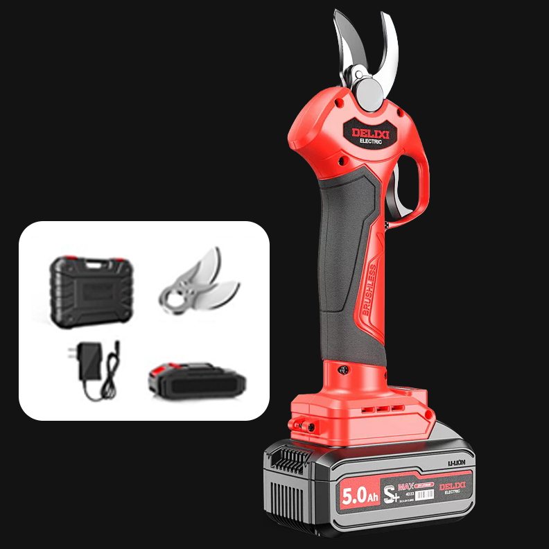 【Lebenslange Garantie】Professionelle Akku-Astschere: Schneidet Äste bis 7,5 cm in 1 Sekunde – ultraleicht mit nur 0,7 kg!