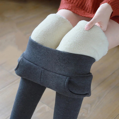 Originalware auf Lager【Leggings aus Lammkaschmir】50% Rabatt.Wärmeisolierend, wind-, wasser- und staubabweisend, trotzt schlechtem Wetter.