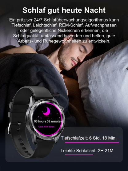 Premium Upgrade Smartwatch ✨ Bluetooth Telefonie✨ NFC Funktion ✨ Universal Kompatibel ⌚💳