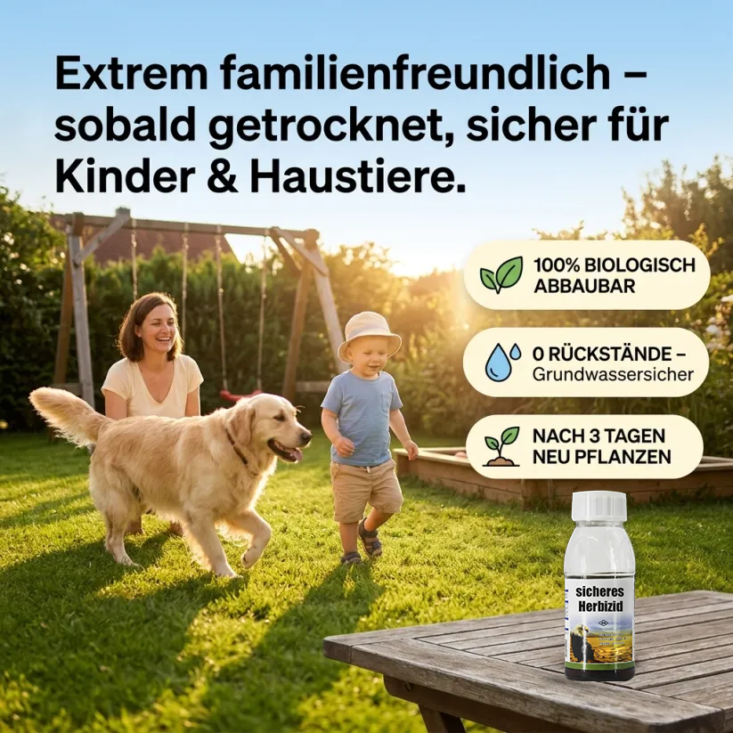 ✅👍Ultimatives Profi-Unkrautvernichter-Konzentrat: 1 Kappe für 1000 m² – Sichtbar in 3 Stunden & 3-fache Geld-zurück-Garantie！