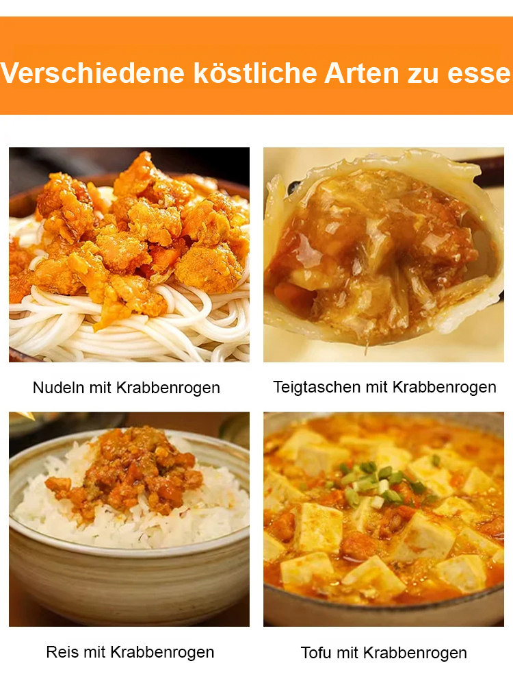 Empfohlen von Michelin-Sterneköchen – Premium-Blaukrabben-Crab Paste für ein außergewöhnliches Dinner-Erlebnis [50.000 Gläser pro Monat verkauft]