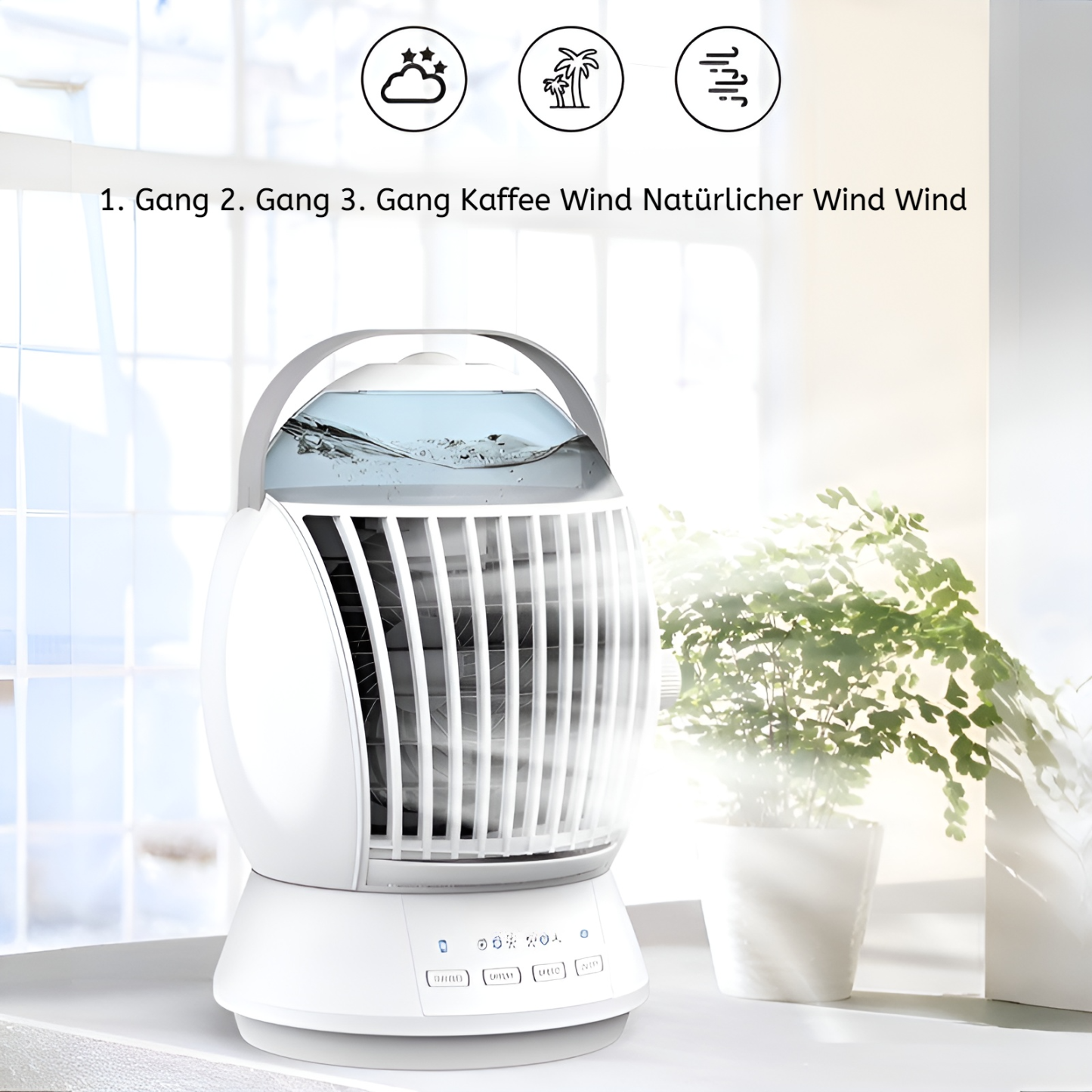 Mini-USB-Klimagerät, Wassersprüh-Kühlventilator, Desktop-Lüfter, Fabrikdirektverkauf