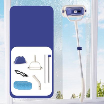 Free Extension Pole】Dual-Use Electric Cleaning Wiper für Auto und Haus