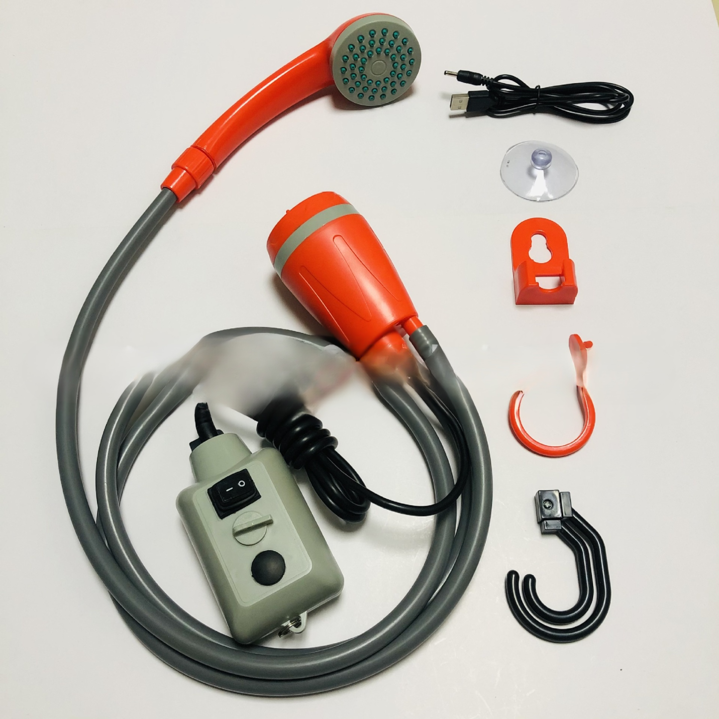 Multifunktionale tragbare elektrische Dusche