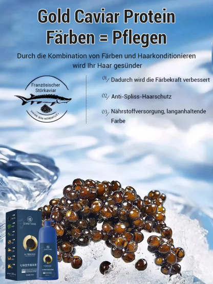 【Reich an Kaviarprotein, ein Jahr farbbeständig, professionelle Haarfärbemittelr】50% Rabatt