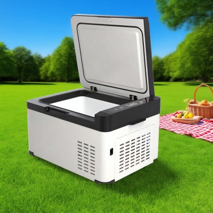 Kompressor-Kühlbox für Auto und Zuhause, 12V/24V, Gefrierschrank für LKW und PKW